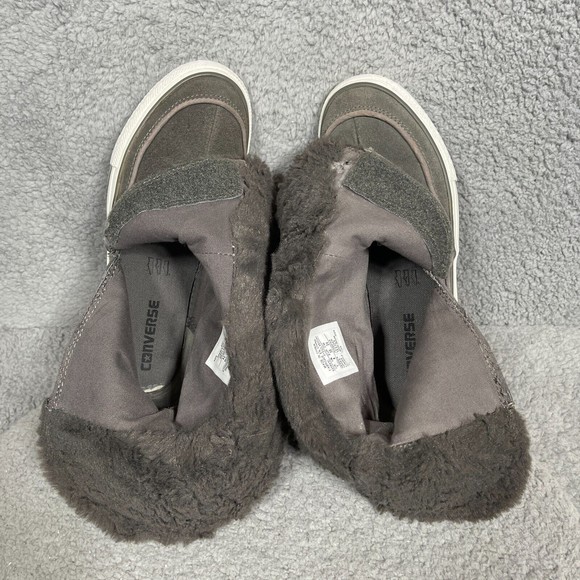 Converse All Star CT Beverly Womens Size 7 Gray Mid Calf Winter Boots 525941C - Picture 10 of 12